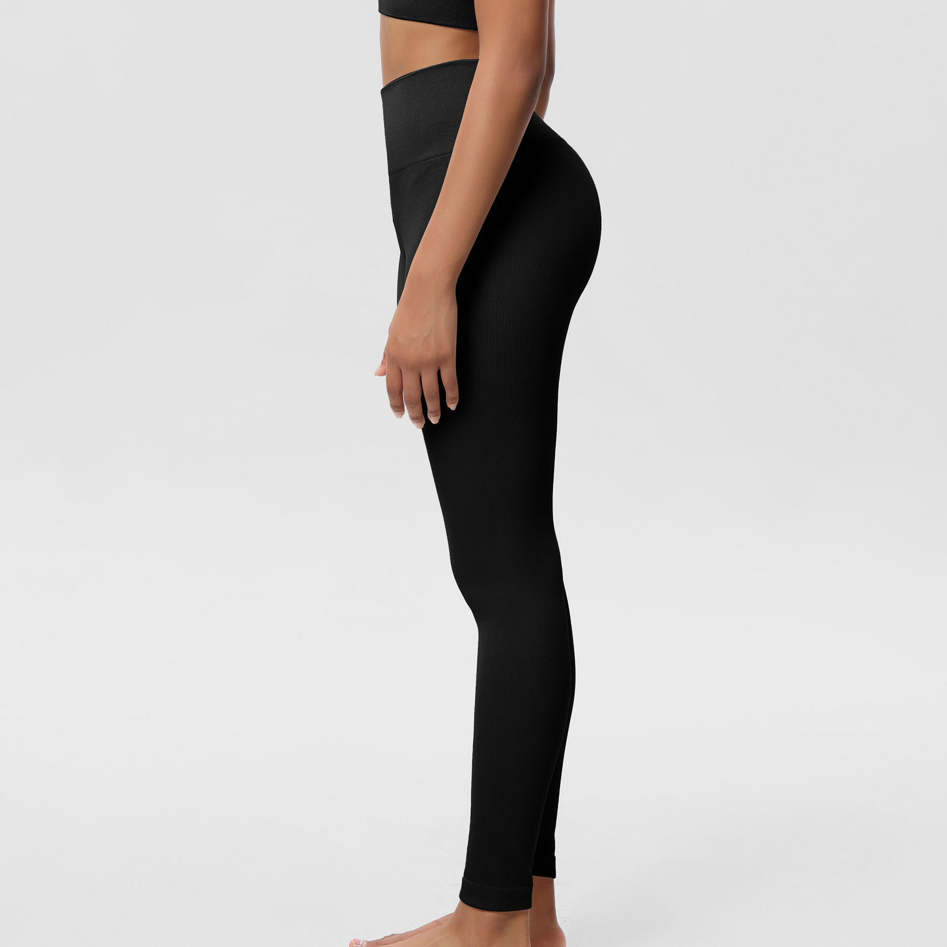 Womens Seamless High Waist Leggings Running Outdoors Workout Activewear Pants
